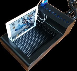 Stazione di carico da tavolo di USB del porto dell'acciaio inossidabile 10 per elettronica/Ipad/telefono cellulare