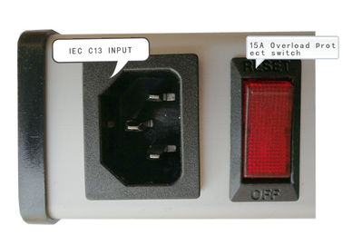 Le serie 5 - 14&quot; di SFC-IEC-A1B metallo 15Amp Hardwired la striscia di potere con 7Outlets