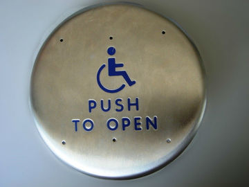 qualità  Anti Removal 6" Round Push To Exit Switch , Handicap Door Disability Access Systems fabbrica