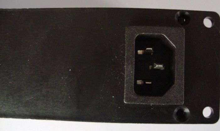 Incavo della spina della PDU del metallo multi di energia di distribuzione di modo nero dell'unità 4 con l'interruttore on-off